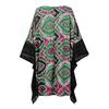 2PCS Women Oversized Lace Batwing Sleeve Long Tops and Skirts Floral Print Sets Two Picecs