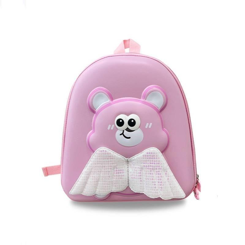 Cute Cartoon Kindergarten Backpack For 3-6 Year Old Boys And Girls 2024 New Edition розовый