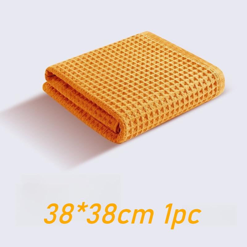 Car Glass Cleaning Wash Towel Water Drying Microfiber Window Clean Wipe Auto Detailing Waffle Weave for Kitchen Bath Home Office