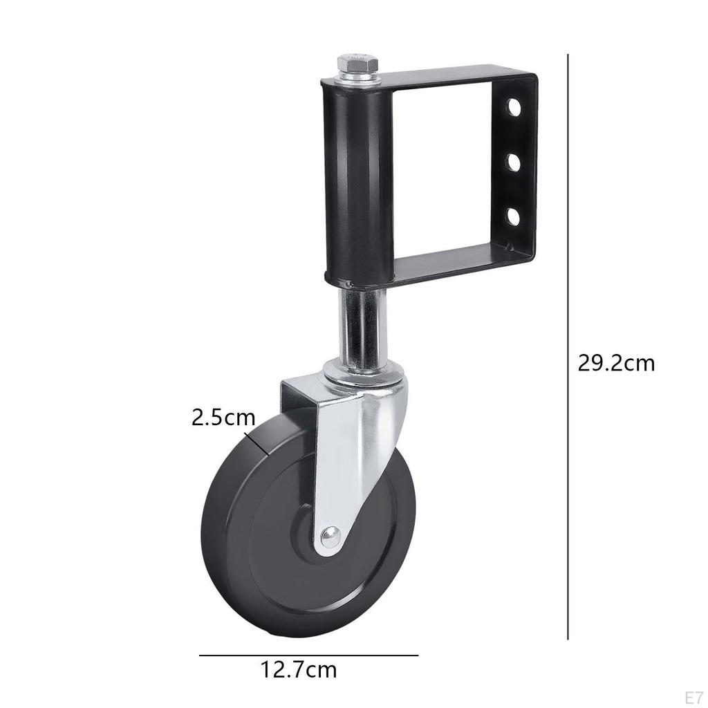 Zauntor-Radrolle verhindert das Ziehen mit drehbaren Schrauben