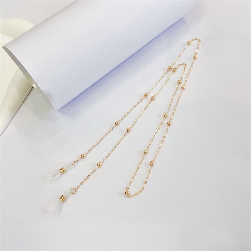 Practical Metal Eyeglass Chain For Glasses And Masks Lightweight Glasses Lanyard Adjustable Unisex Design For Daily Use