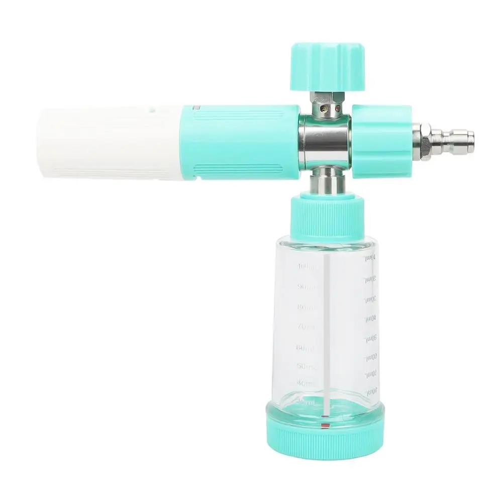 100ml Adjustable Water Foam Pot With 1/4 Inch Quick Connector Soap Foam Spray Bottle Pressure Washer Gun For Car Wash I5X3