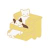 Creative Cartoon Cat Brooch: Hide-and-Seek Sleeping Cat Fashion Accessory for Clothing and Bags