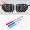 Car Front Grille Trim Strips Three Color Grille Decoration Accessories Car Exterior Moulding Suitable for BMW X3 G45 2025+