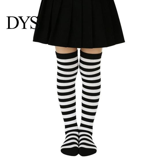 Over The Knee Striped Socks Thigh High for Women Girls, Stockings, Fashion Stylish Daily Wear Soft Stretchy Long Christmas Cosplay Party & Holiday