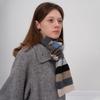 Gentle Atmosphere, Warm and Versatile Contrasting Colors, Striped Wool Knitted Scarf, Female Autumn and Winter Couple Scarf
