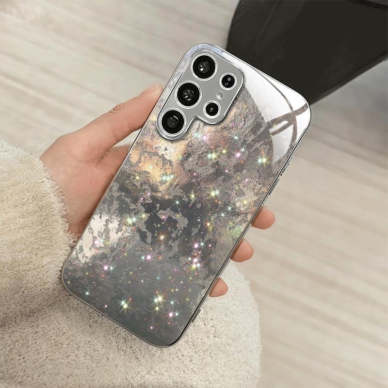 

Fashion High-end PhoneCase Electroplated Glass PhoneCase for Samsung Galaxy S26 S25 S24 S23 S22 S21 FE,Ultra,Plus Dropresistant For Galaxy S26