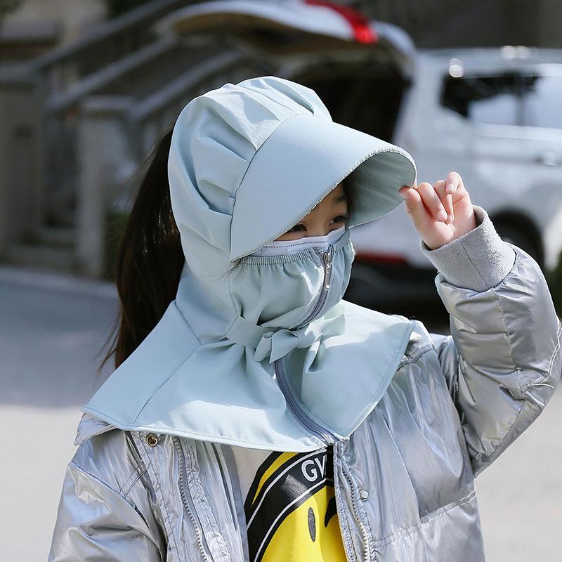 Breathable Women Uv Protection Riding Supplies Rechargeable Wide Brim Neck Cooling Cap Sun Shading Cap Fishing Fan Hat Sun Hat