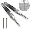 2pc Spring Type Automatic Center Punch Locator Glass Striker Window Breaker Punch Centering Punch Punch Tool Motorcycle Tools