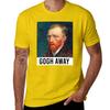 Gogh Away Lustiges Van Gogh Wortspiel T-Shirt Hippie Kleidung Anime Herren Trainingsshirt