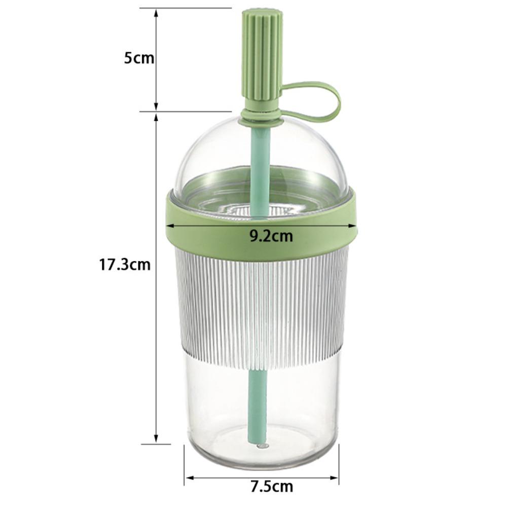 Drinkware Cold Drink Tumbler With Lids Straw Cups Portable Milk Tea Cup  Office