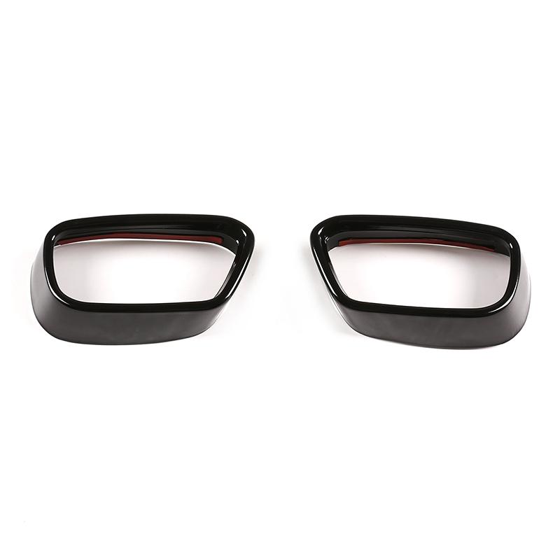 Pentru BMW X5 F15 X6 F16 2014-2018 capac negru din oțel inoxidabil pentru țeavă de eșapament auto, 1 set de accesorii pentru mașină pentru coada gâtului