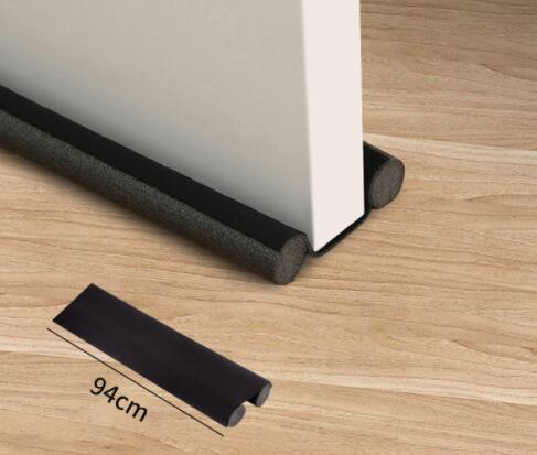 

Flexible Door Gap Bottom Seam Sealing Bathroom Door Seal Sound Proof Dust Strip Waterproof Guard Sealer Stopper Double Stick 94CM чёрный