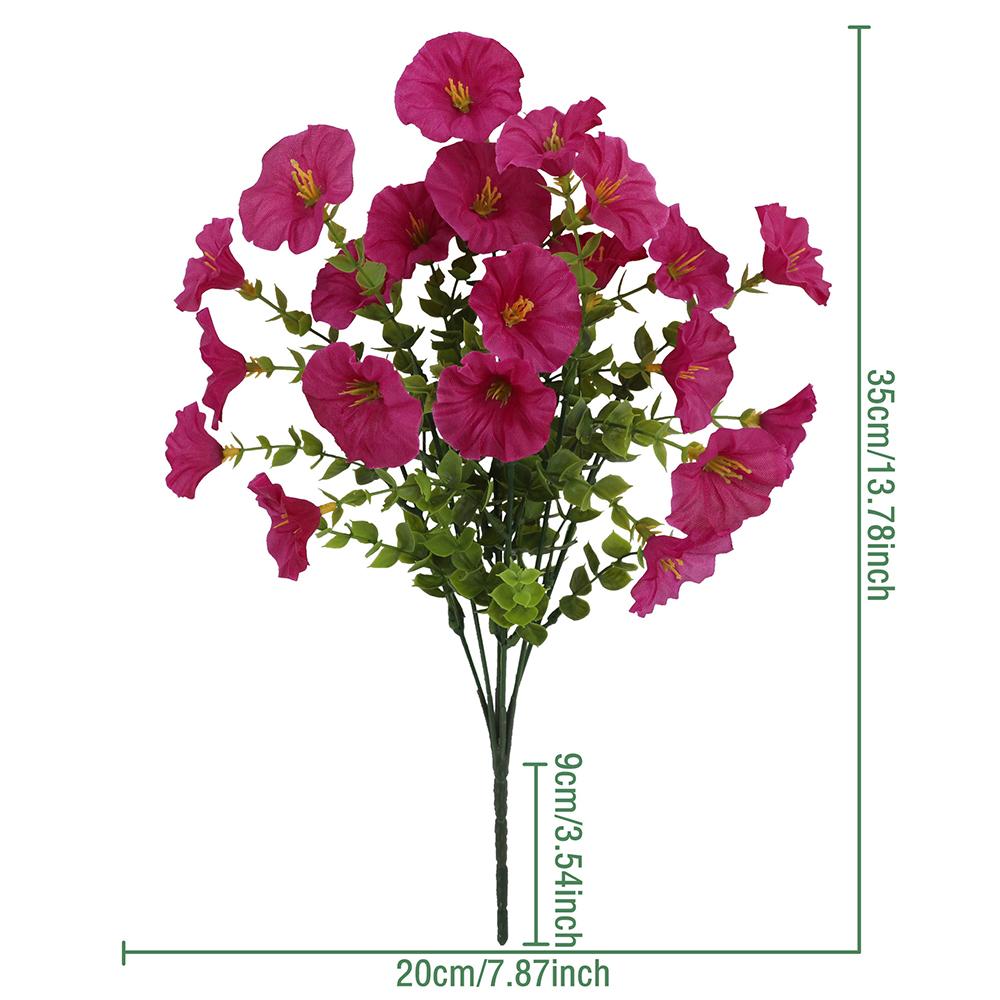 

1Pcs Morning Glory Artificial Flower Fake Bouquet Home Room Decor Navidad Wreath Accessory 2026 New Year DIY Wedding Decoration 1Pcs роза розовый