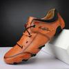 Men's Octopus Low-Top Leather Loafers: Korean Style Breathable Slip-On Driving Shoes