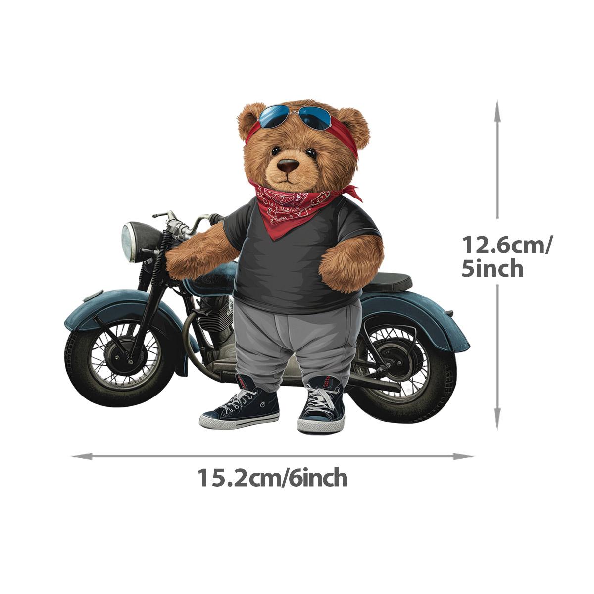 

Средний медведь Термонаклейки Переводные виниловые термопрессы A-Level Моющиеся толстовки своими руками Топы Нашивки для детей Одежда