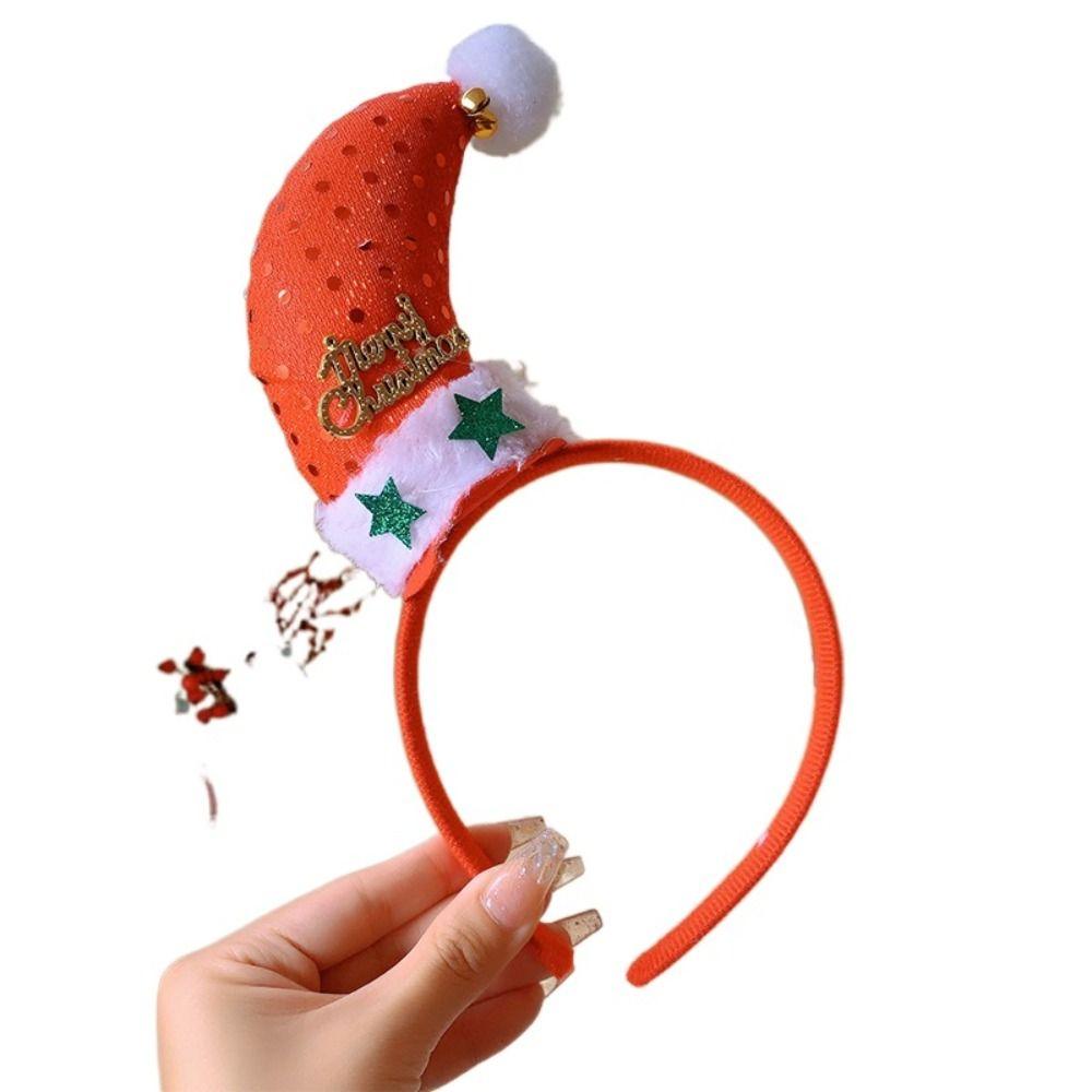 Hairpin Christmas Headband Xmas Antler Hair Clip Creative Santa Claus Hair Hoop  Outdoor