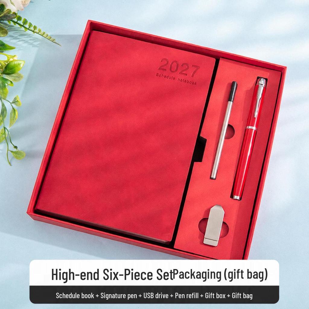 2026 Daily Planner: Thickened One Page Per Day Business Diary Notebook