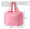 Stylish and Simple Cosmetic Bag Women's 2025 New Portable Lightweight and Large-capacity Partition Storage Bag Travel Toilet Bag