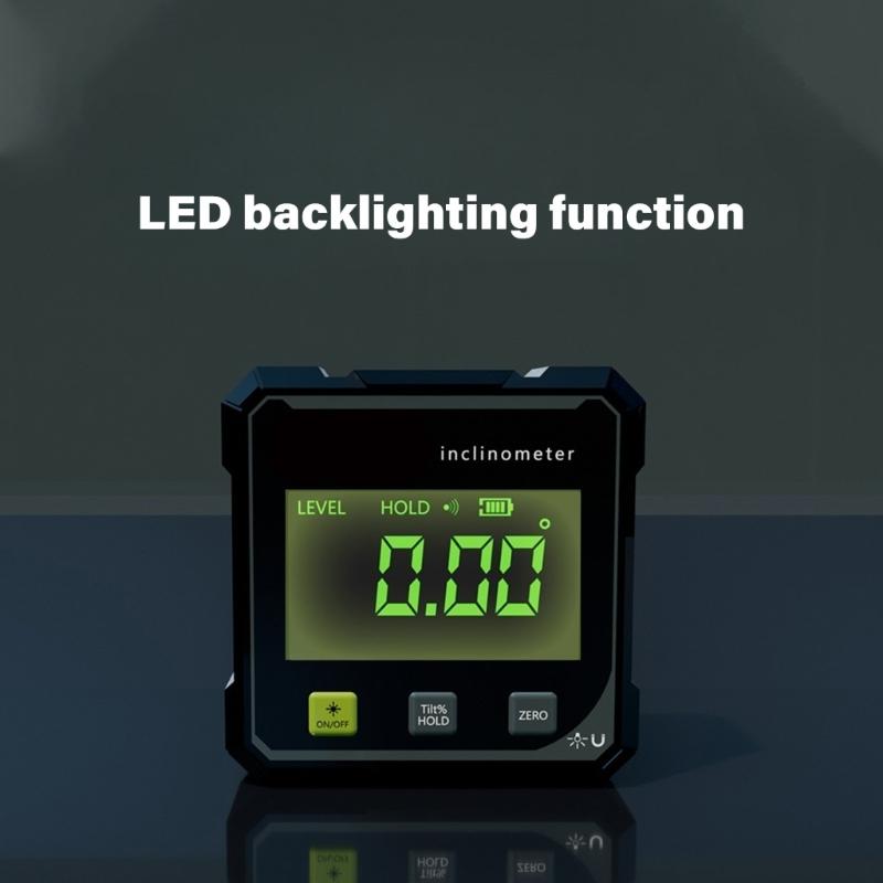Electronic Angle Gauges With High Accuracy Measurement And Magnetic Mounting Digital Angle Gauges For Wall Alignment