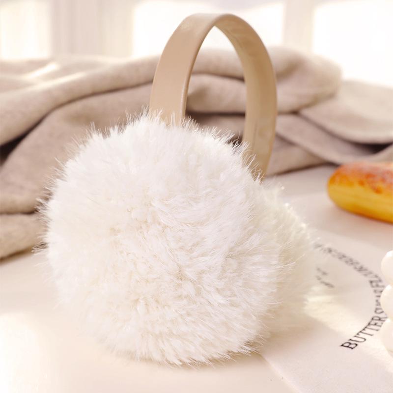 Ruiya Foldable Plush Velvet Earmuffs for Winter - Warm, Cold-Proof, Antifreeze Ear Warmers for Women and Students