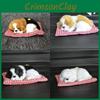 Dog Plush Sleep Toy Model Ornament Make Sound Lifelike Simulation Doll Gift