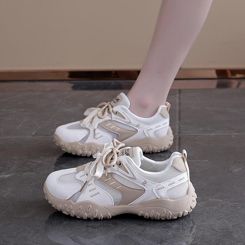 Retro platform German training shoes women's 2025 new summer mesh breathable versatile casual Forrest Gump sports shoes K06