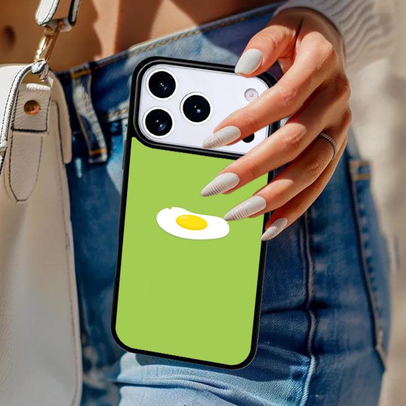 Minimalistic Pastel Egg Phone Case For iPhone 17 Air 14 15 13 12 Max Cover For Apple 16e 11 Pro Max Plus Coque