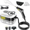 Handheld Steam Cleaner, 1500W High Pressure Steamer for Cleaning with 3 Brush Heads and 1.2L Tank, 6-Speed Adjustable, 15 Seconds Fast Heating