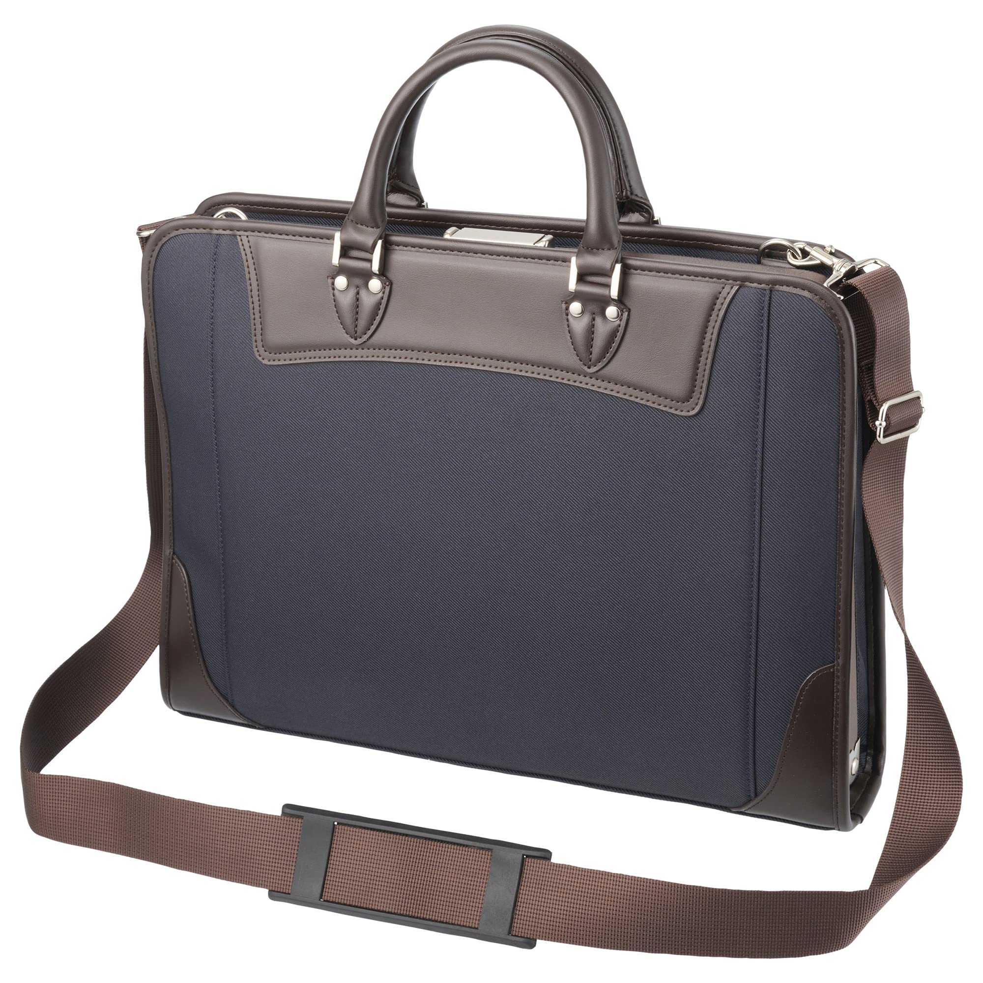 

Business Bag Fineseed Dulles 2 1803 Business Briefs Compatible with A4 Compatible with 15 inch Casual Everyday Shoulder AMFSBB1803NV Navy [Hakuba]