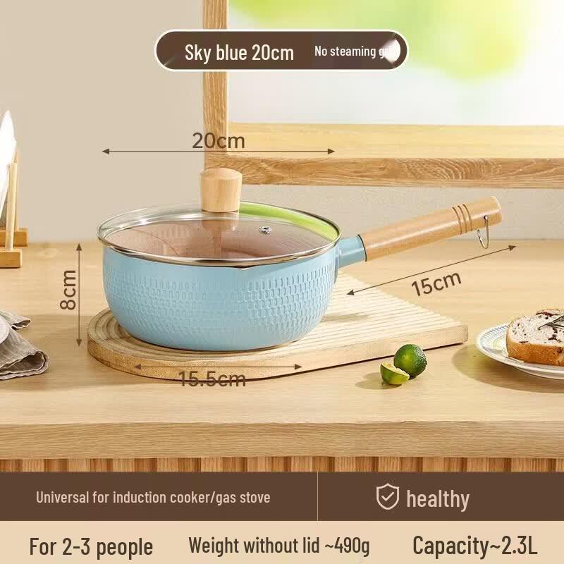 HANDUNYOU Maifan Stone Yukihira Pot, 20cm Blue