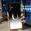 Phone Cover For Tecno Spark 8 Pro Case Stylish New Letter With Flower Shiny Starry Sky Soft Black Anti-scratch Back Cover
