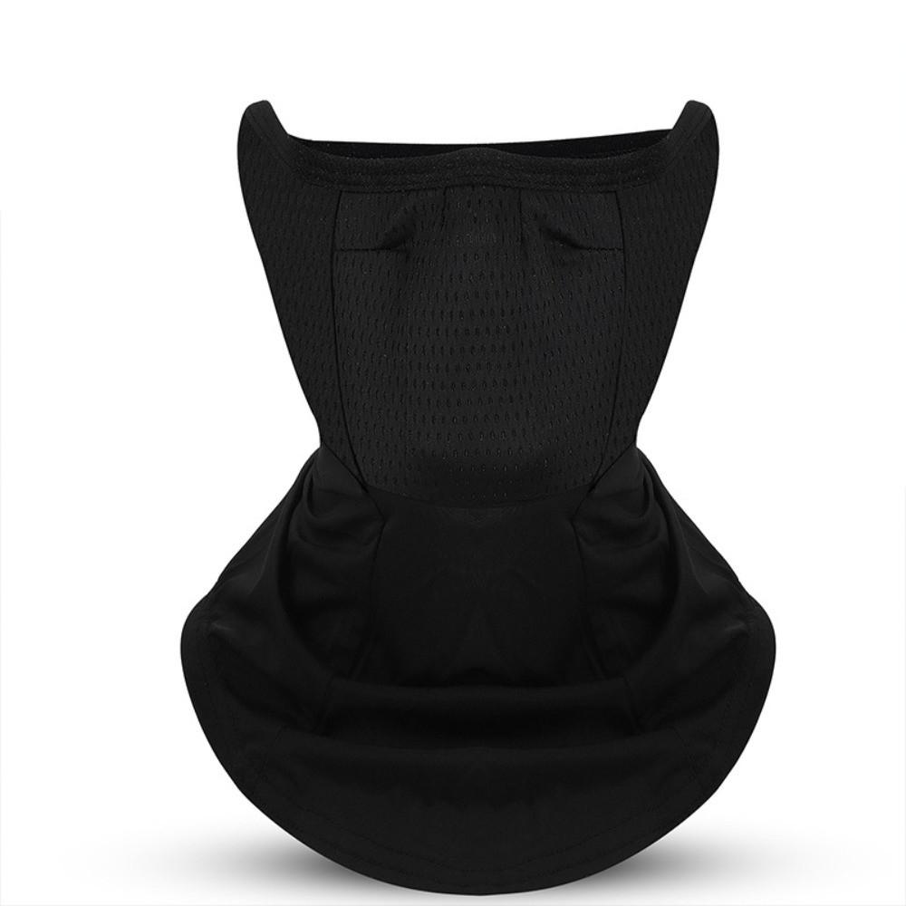 2PCS Breathable Bicycle Face Cover Ice Silk Ice Silk Neck Gaiter Durable Outdoor Face Scarf  Cycling