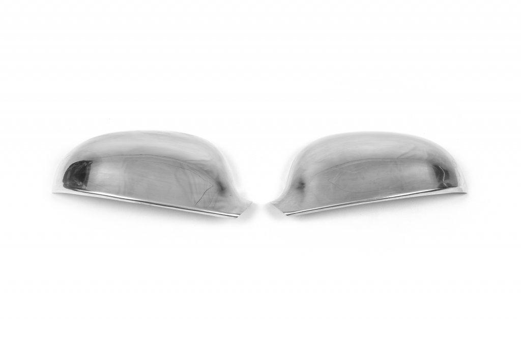 Overlays for Mirrors 2003-2005 (2 Pcs, Stainless Steel) OmsaLine - Italian Stainless Steel for Volkswagen Passat B5