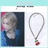 Stray Kids Felix Titanium Steel Cherry Necklace For Men Stylish Minimalist Chain Accessory