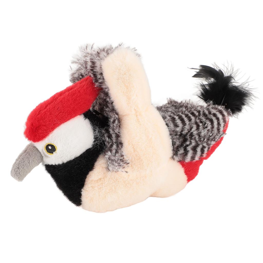 Pet Plush Toy Interactive Soft Flapping Bird Squeaky Cat Electric Plush Toy for Home Indoor