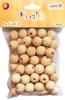 Natural Wooden Beads 18mm 60pcs | PJ-5993