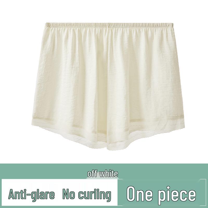 Women's Sheer Ice Silk Safety Shorts, Summer Lightweight No-Roll, Wear Inside or Out