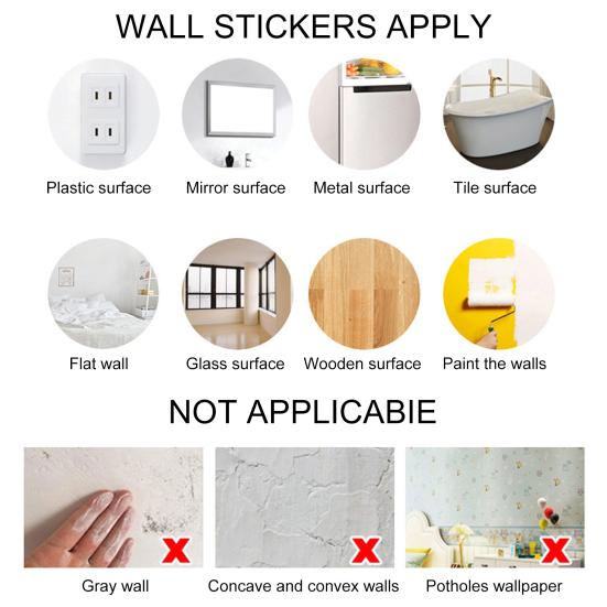 Wall Sticker Moisture-proof Removable PVC Parrot Painting Wall Decal for Nursery Room