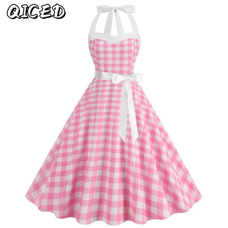 QICED Fashion Summer Spring Sleeveless Casual Dresses