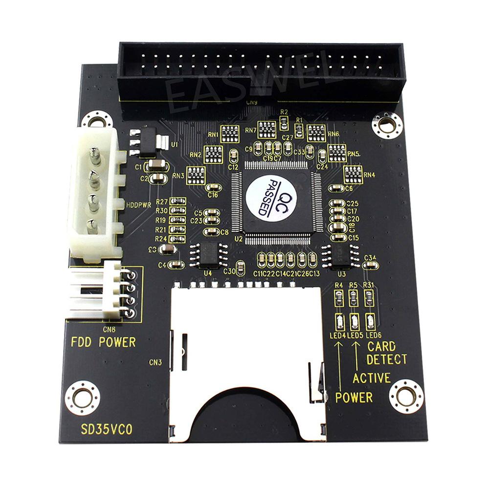 SD Card to IDE 3.5" 40 Pin SD SDHC Card Adapter Converter