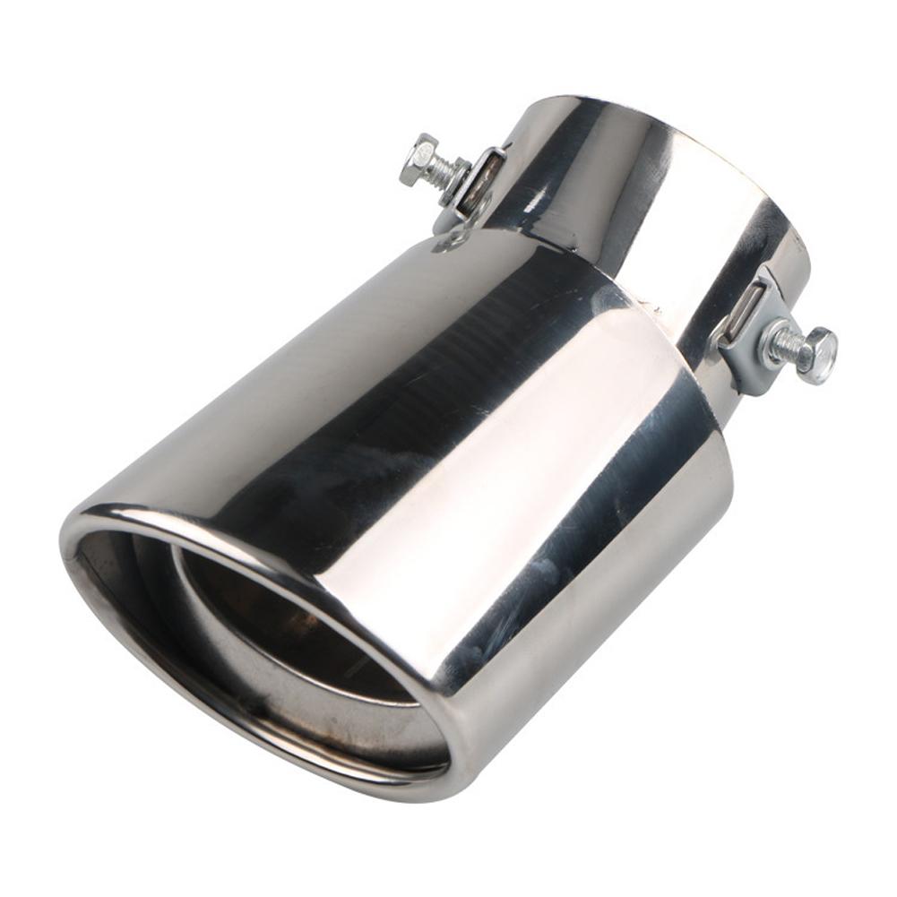 63mm Straight TailPipe Muffler Blue Burnt Tail Throat Tailpipe Stainless Steel Exhaust Muffler 1.5L-2.2L Auto Modification Parts