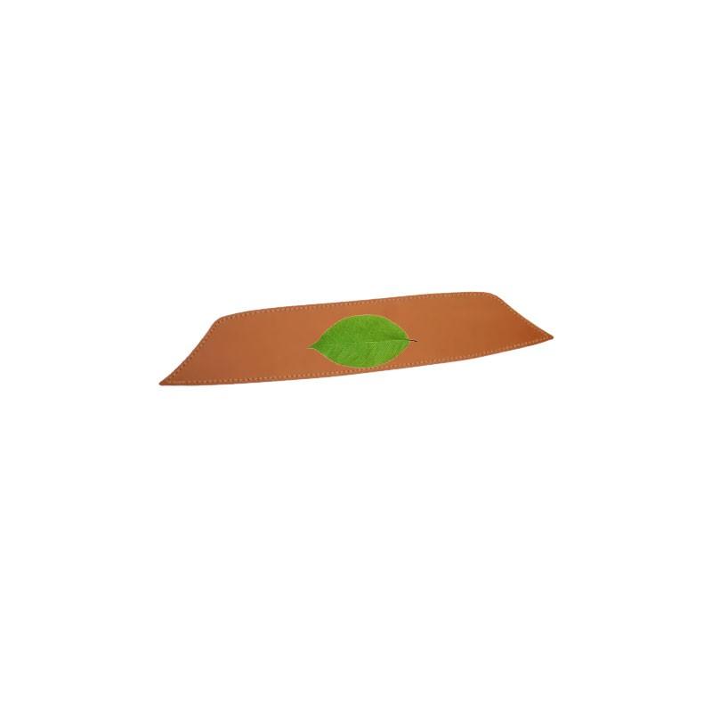 Brown Leather Central Dashboard Anti-skid Pad Trim For Infiniti Q70 2014-2019