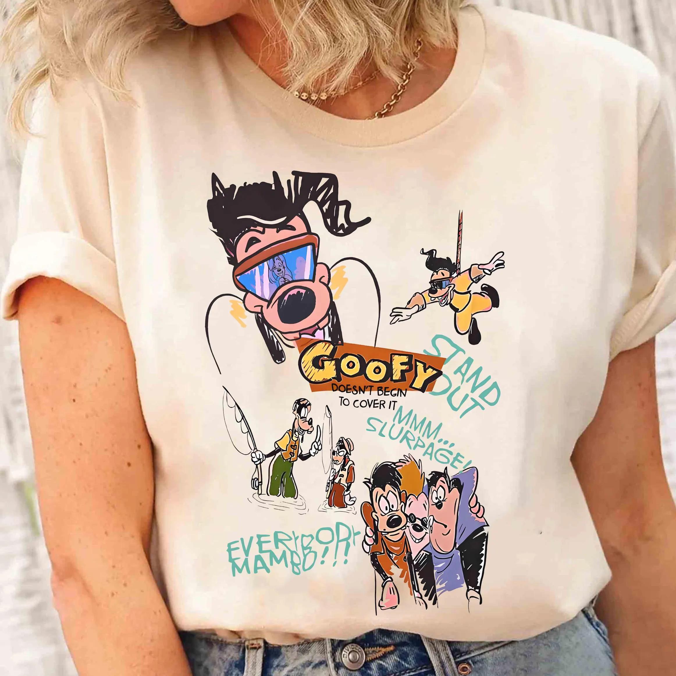 A Goofy Characters Shirt    Movie Max And Roxanna Tshirt  Powerline Stand Out   Magic Kingdom S