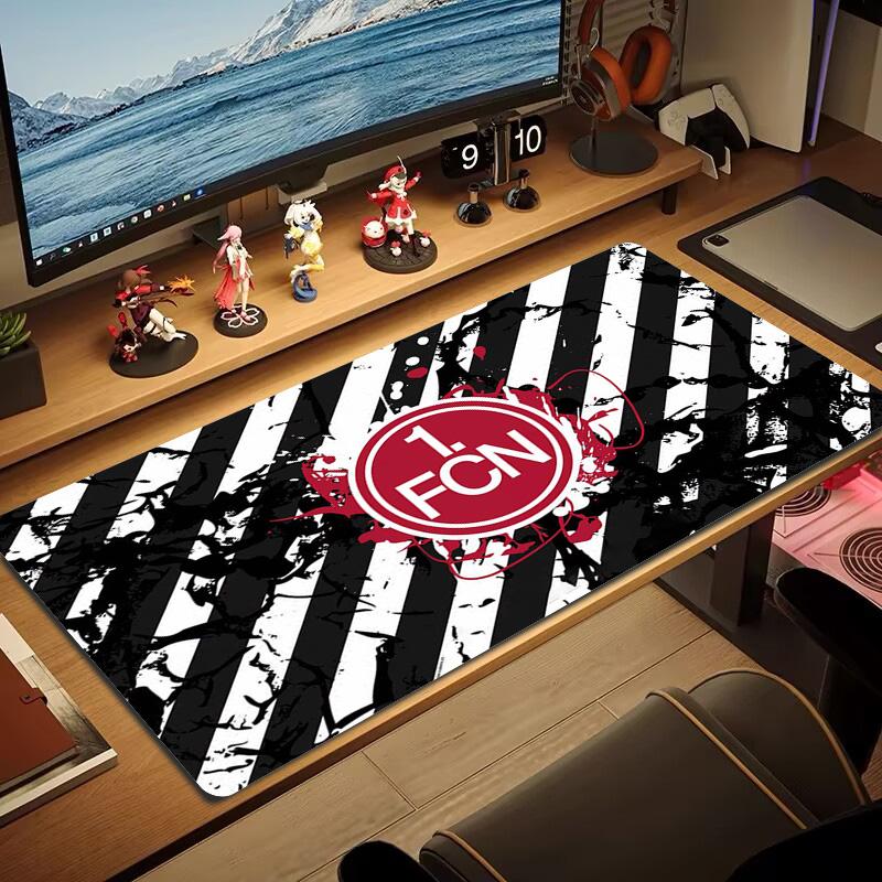 Tapis de souris Couleur 1.FC Nürnberg Coussin de table de jeu Grand Antidérapant Ordinateur portable Tablette Grande Sourispad XXL Tapis Mini PC Tapis de jeu Avec bordure bloquée