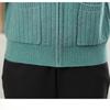 Strickweste für den Frühling für Mütter und ältere Frauen im mittleren Alter und im Herbst, kurze Strickweste