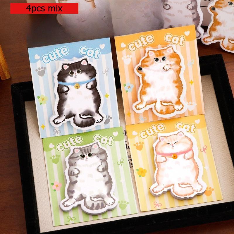 

Gift Cat Special Shaped Sticky Note Cute Girl Heart Message Book Student Stationery N Times Office School SuppliesKawai Lovely