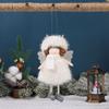 New Year Gift Angel Girl Christmas Ornament Merry Christmas Car Pendant Plush Angel Doll Pendant