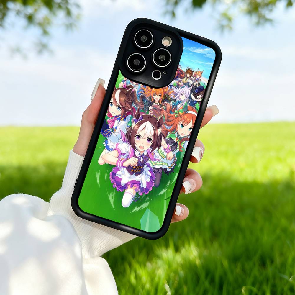 

Pretty D-Derby Uma Musume Shockproof Silicone Phone Case For IPhone 11 15 17 Pro 14 16 12 13 Pro Max For Iphone 13 Soft Cover iPhone 15 pro