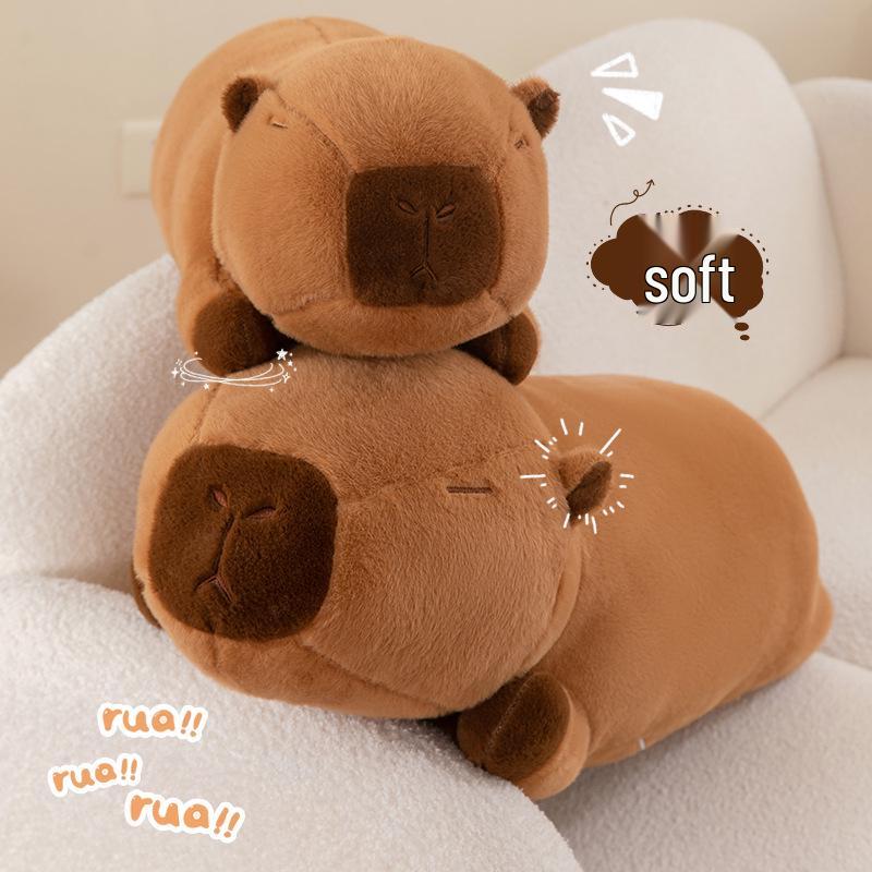 

Cute Capybara Plush Pillow - Adorable Animal Doll Gift 50cm (0.33kg)